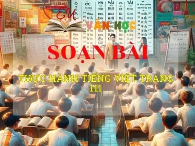 Soạn văn bài Thực hành tiếng Việt trang 111 - Sách kết nối tri thức lớp 10 tập 2