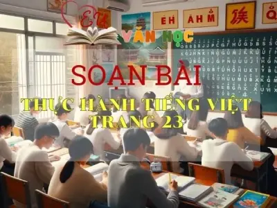 Soạn bài Thực hành tiếng Việt trang 23 - Sách Cánh Diều Lớp 11