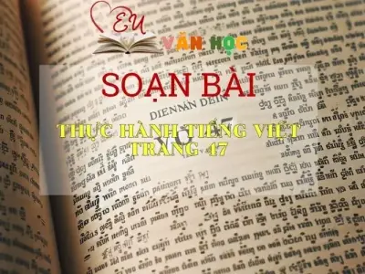 Soạn bài Thực hành tiếng Việt trang 47 -Ngữ văn 6 Kết nối tri thức
