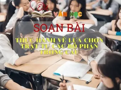 Soạn bài Thực hành về lựa chọn trật tự các bộ phận trong câu - Ngữ Văn Lớp 11
