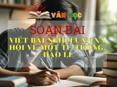 Soạn bài Viết bài nghị luận xã hội về một tư tưởng, đạo lí - Sách Cánh Diều Lớp 11