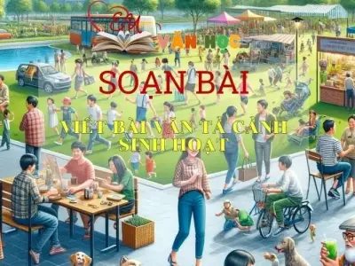 Soạn bài Viết bài văn tả cảnh sinh hoạt Sách Cánh Diều - Ngữ Văn Lớp 6