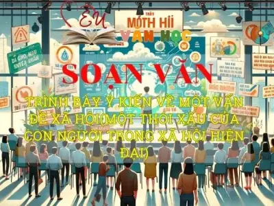 Soạn bài Trình bày ý kiến về một vấn đề xã hội (một thói xấu của con người trong xã hội hiện đại) - Ngữ văn 8 Kết nối tri thức