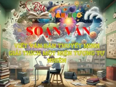 Soạn bài Viết văn bản thuyết minh giải thích một hiện tượng tự nhiên - Ngữ văn 8 Kết nối tri thức