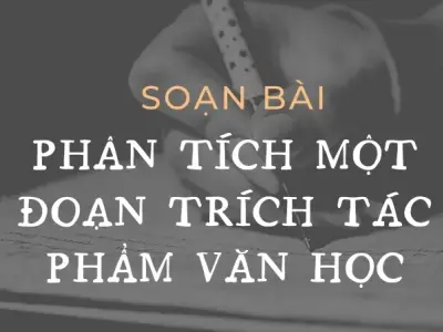 Soạn bài Phân tích một đoạn trích tác phẩm văn học - Ngữ văn 9 - Cánh diều