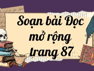 Soạn bài Đọc mở rộng trang 87 - Kết nối tri thức Lớp 9