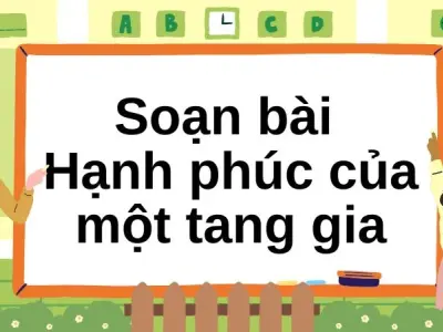 Soạn bài Hạnh phúc của một tang gia - Cánh diều 12