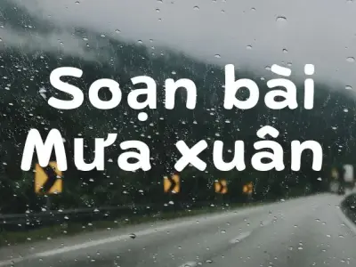 Soạn bài Mưa xuân - Kết nối tri thức Lớp 9