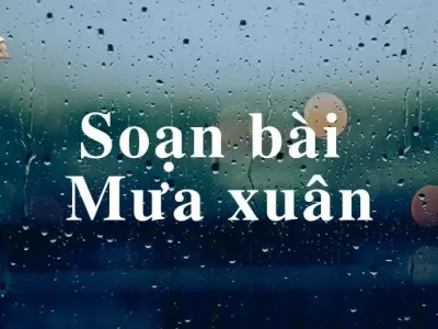 Soạn bài Mưa xuân - Cánh diều 12
