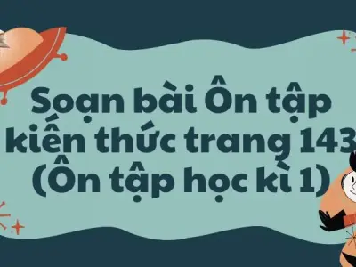 Soạn bài Ôn tập kiến thức trang 143 (Ôn tập học kì 1) - Kết nối tri thức Lớp 9