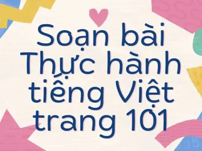 Soạn bài Thực hành tiếng Việt trang 101 - Cánh diều 12