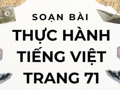 Soạn bài Thực hành tiếng Việt trang 71 - Ngữ văn 9 chân trời sáng tạo (Tập 1)