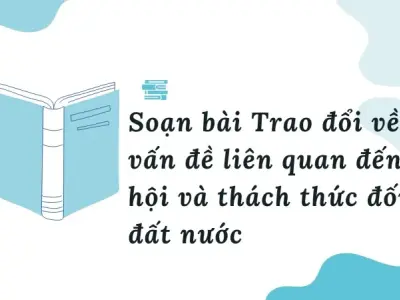 Soạn bài Trao đổi về một vấn đề liên quan đến cơ hội và thách thức đối với đất nước - Ngữ văn lớp 12 chân trời sáng tạo (Tập 1)