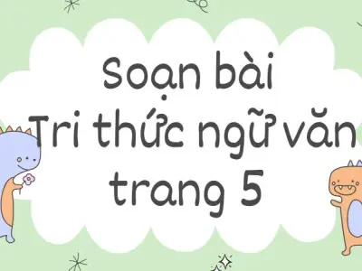 Soạn bài Tri thức ngữ văn trang 5 - Kết nối tri thức 9