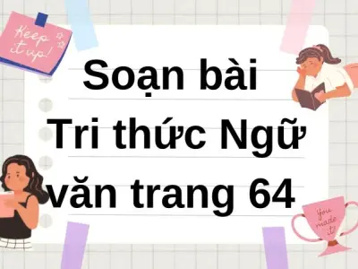 Soạn bài Tri thức Ngữ văn trang 64 - Cánh diều 12