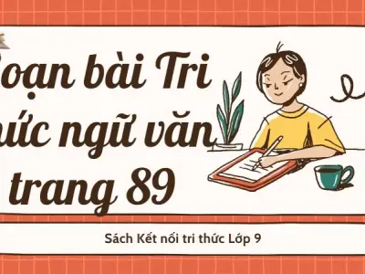Soạn bài Tri thức ngữ văn trang 89 - Kết nối tri thức Lớp 9