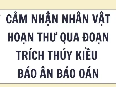 Cảm nhận nhân vật Hoạn Thư qua đoạn trích Thúy Kiều báo ân báo oán lớp 9 hay
