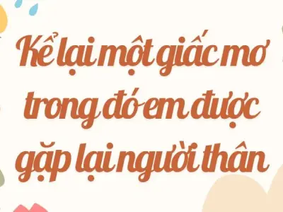 Kể lại một giấc mơ trong đó em được gặp lại người thân lớp 9 cảm động nhất