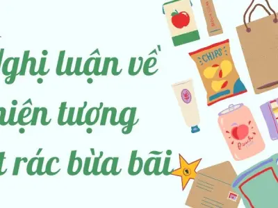 Tham khảo bài nghị luận về hiện tượng vứt rác bừa bãi lớp 9