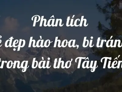 Phân tích vẻ đẹp hào hoa bi tráng trong bài thơ Tây Tiến lớp 12