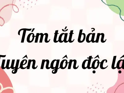 Hướng dẫn tóm tắt bản Tuyên ngôn Độc lập lớp 12 ngắn gọn