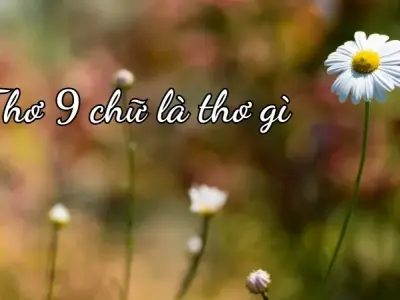 Thơ 9 chữ là thơ gì? Những tác phẩm tiêu biểu của thể thơ này