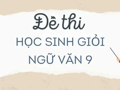 Đề thi học sinh giỏi ngữ văn lớp 9 chọn lọc - Mới nhất