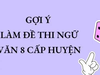 Gợi ý làm đề thi Ngữ Văn 8 cấp huyện cho học sinh giỏi