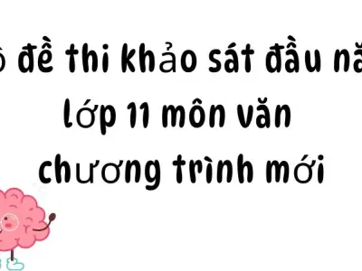 Bộ đề thi khảo sát đầu năm lớp 11 môn văn chương trình mới