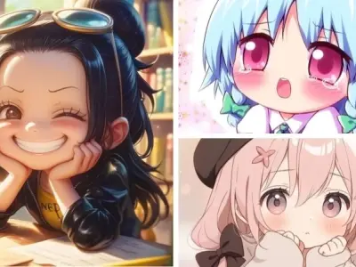 Ngắm nhìn bộ ảnh anime chibi cute siêu dễ thương