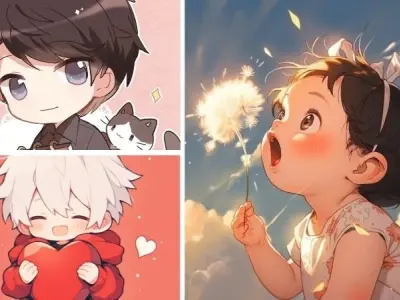 Ảnh chibi cute phong cách đa dạng và cực xinh xắn