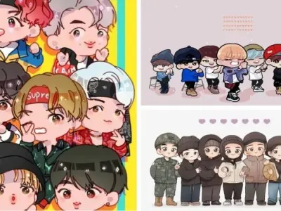 Hình ảnh chibi BTS gây bão mạng xã hội trong tuần qua