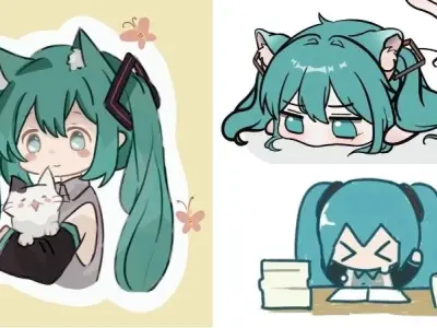 Chibi Miku xuất hiện đầy màu sắc trong phong cách mới