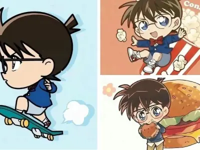 Bộ ảnh Conan chibi tái hiện nhân vật một cách hài hước