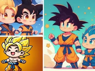 Khám phá bộ ảnh goku chibi cực kỳ sinh động và vui nhộn