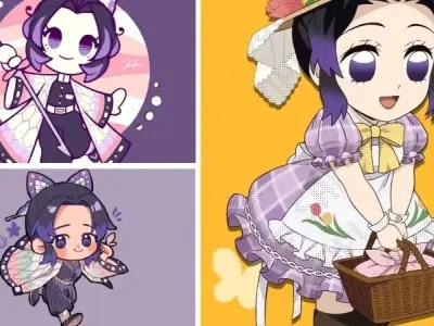 Ngắm nhìn hình ảnh Shinobu chibi lung linh sắc màu