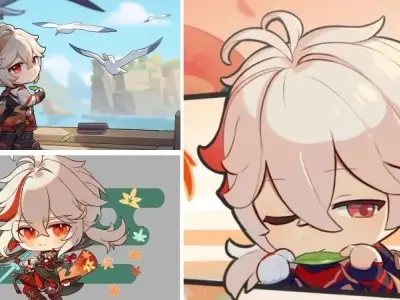 Fan Genshin mê mẩn trước vẻ đáng yêu của Kazuha chibi