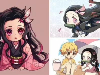 Nezuko chibi mang đến cảm xúc ngọt ngào trong từng nét vẽ