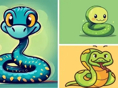 Tuyển chọn rắn chibi đáng yêu cho người mê thú cưng