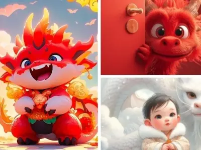 Bộ ảnh rồng chibi khiến cộng đồng yêu thích phát cuồng