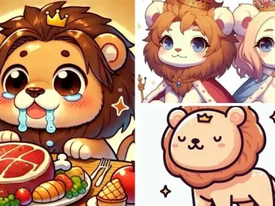 Ngắm nhìn bộ ảnh sư tử chibi ngộ nghĩnh dễ thương