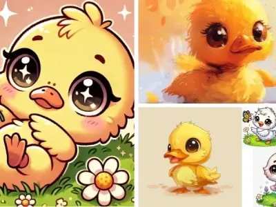 Fan phát cuồng với vẻ ngoài ngây ngô của vịt chibi