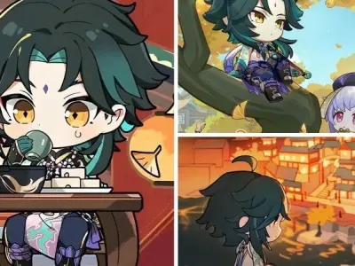 Bộ ảnh Xiao chibi khiến người xem không thể rời mắt