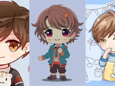 Ngắm ảnh anime dễ thương dễ vẽ với đường nét đơn giản