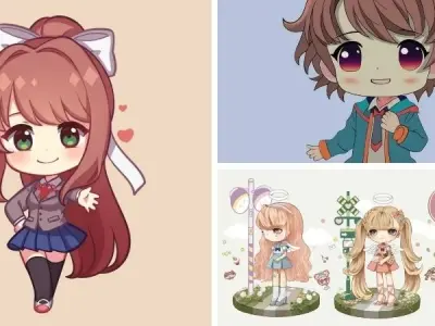 Chibi dễ thương kute ngầu nhưng không kém phần cute