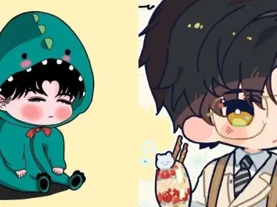 Chibi nam siêu ngầu trong trang phục hiện đại cực chất