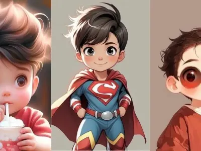 Hình cute chibi nam được vẽ sống động và dễ thương hết mức