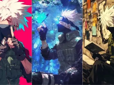 Ảnh Kakashi thể hiện khí chất lạnh lùng và tâm hồn cô độc
