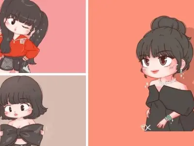 Lisa chibi gây bão mạng xã hội với bộ ảnh ngọt ngào đáng yêu