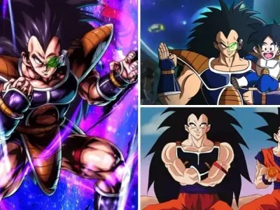 Raditz hiện lên sắc lạnh và quyết liệt qua từng khoảnh khắc